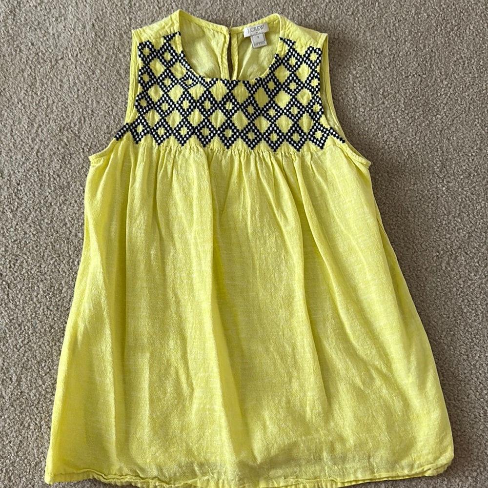 J Crew Embroidered Tann